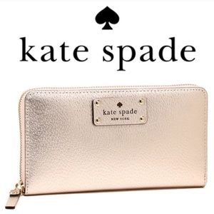 Kate spade rose gold wallet